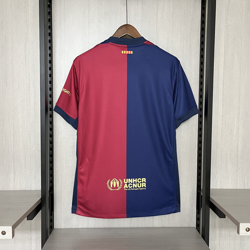 Camisa Barcelona Titular 24/25 - Torcedor Masculina - Lançamento