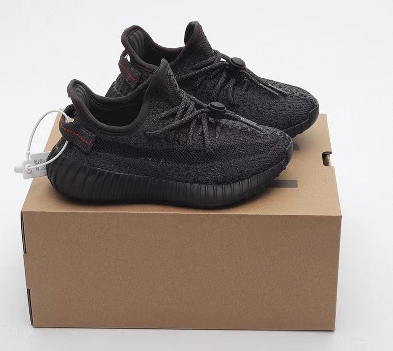 Yeezy 350 "Black static" Infantil