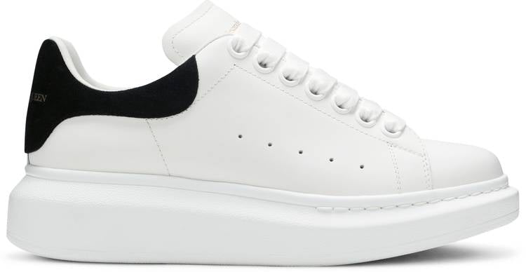 Alexander McQueen Wmns Oversized Sneaker 'White Black' 2019