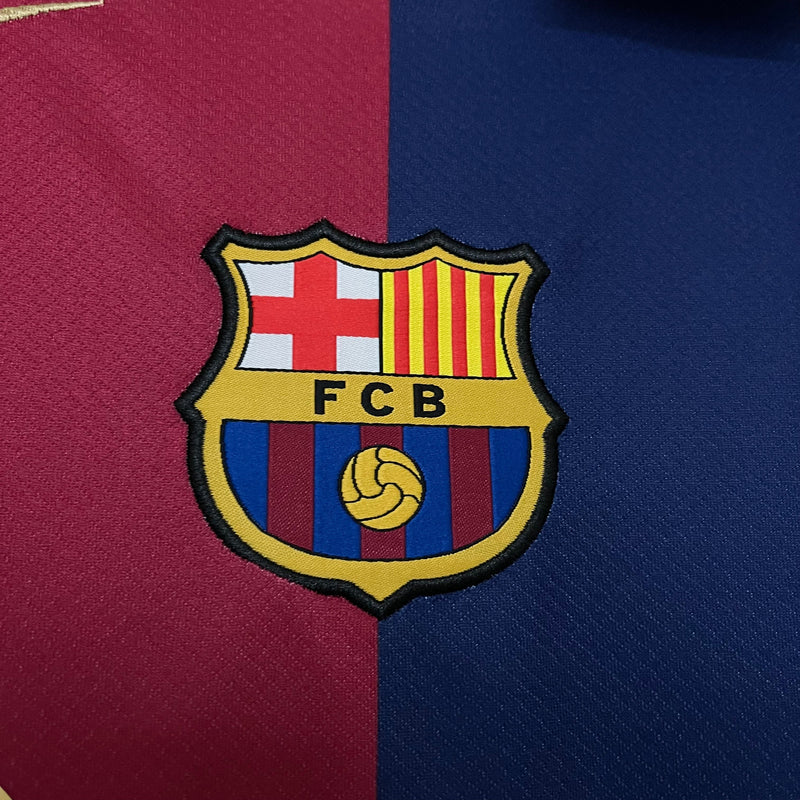 Camisa Barcelona Titular 24/25 - Torcedor Masculina - Lançamento