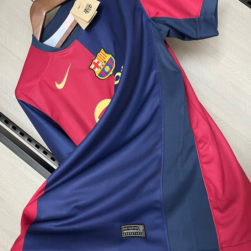 Camisa Barcelona Titular 24/25 - Torcedor Masculina - Lançamento