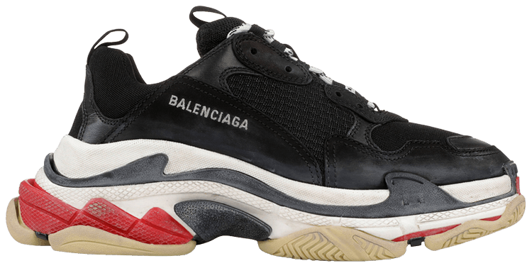 Balenciaga Triple S Trainer 'Black Red' 2018