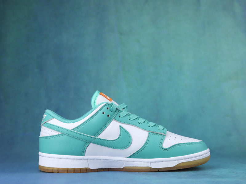 Dunk low verde água