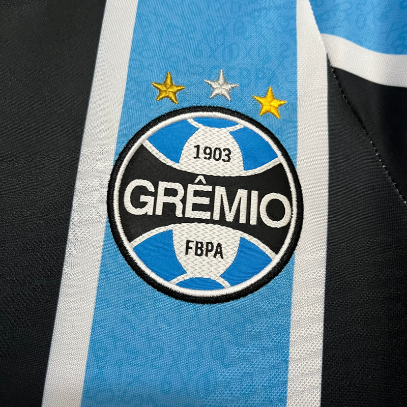 Camisa Grêmio Titular 24/25 - Versão Torcedor Manga Longa - Lançamento