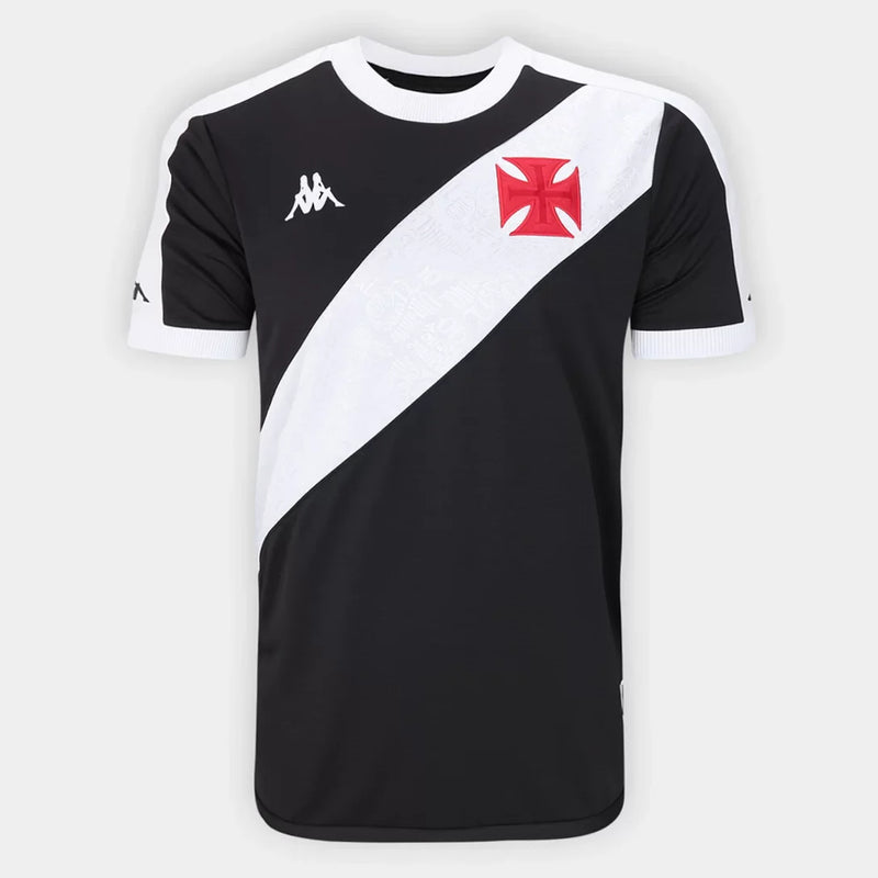 Camisa Vasco Titular 24/25 - Kappa Torcedor Masculina - Lançamento