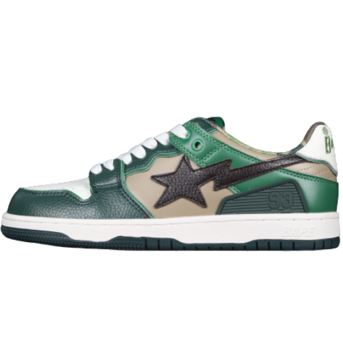 Bape SK8 Sta 'ABC Camo Green'