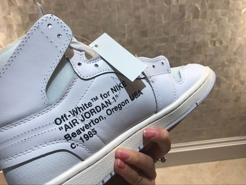 Air Jordan 1 Retro High x Off White "White"