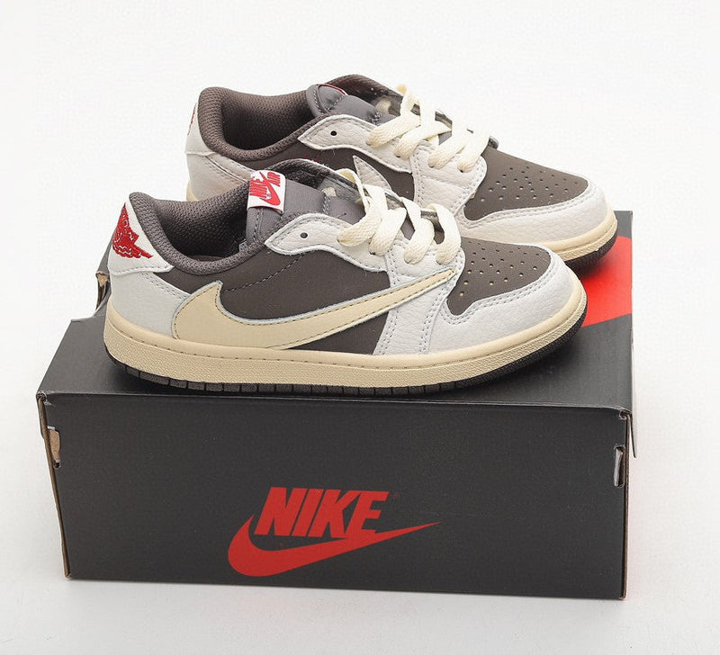 Air Jordan 1 Low x Travis Scott "Reverse Mocha" Infantil