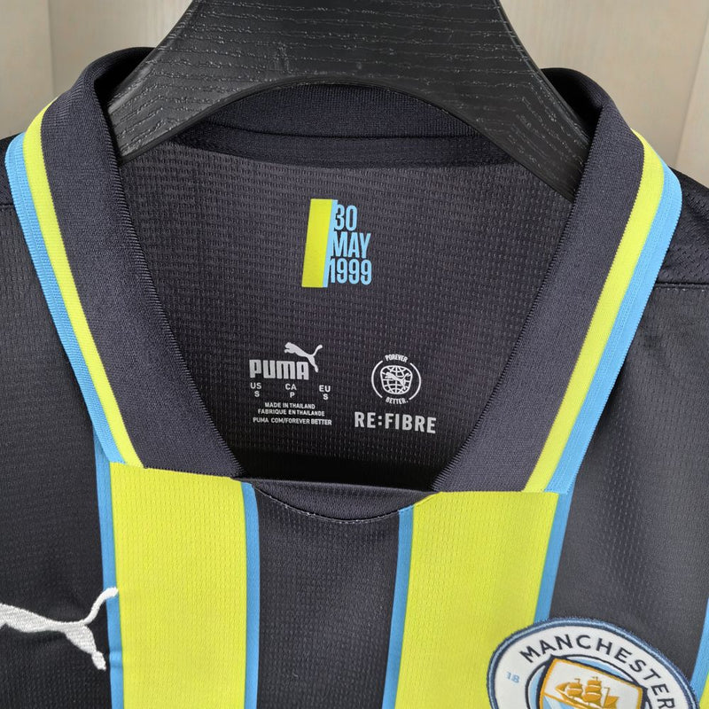 Camisa Manchester City Reserva 24/25 - Versão Torcedor Manga Longa - Lançamento